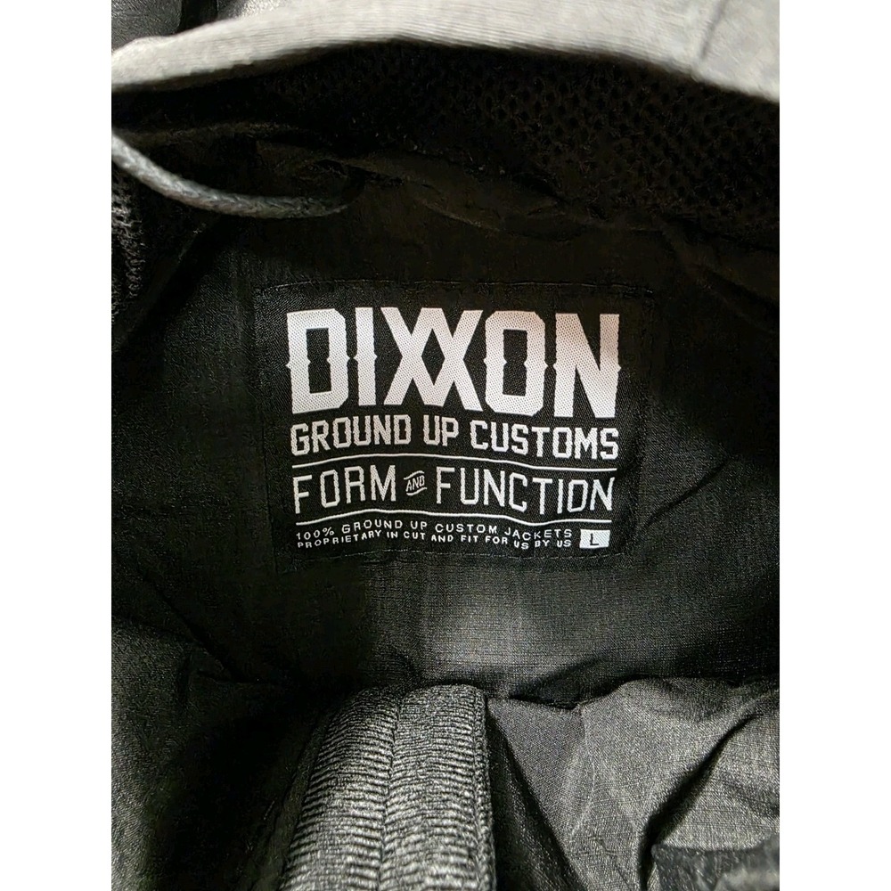 NEW DIXXON Ground Up Hooded Tech Jacket Vented Water Repellant Large Black - Picture 3 of 9